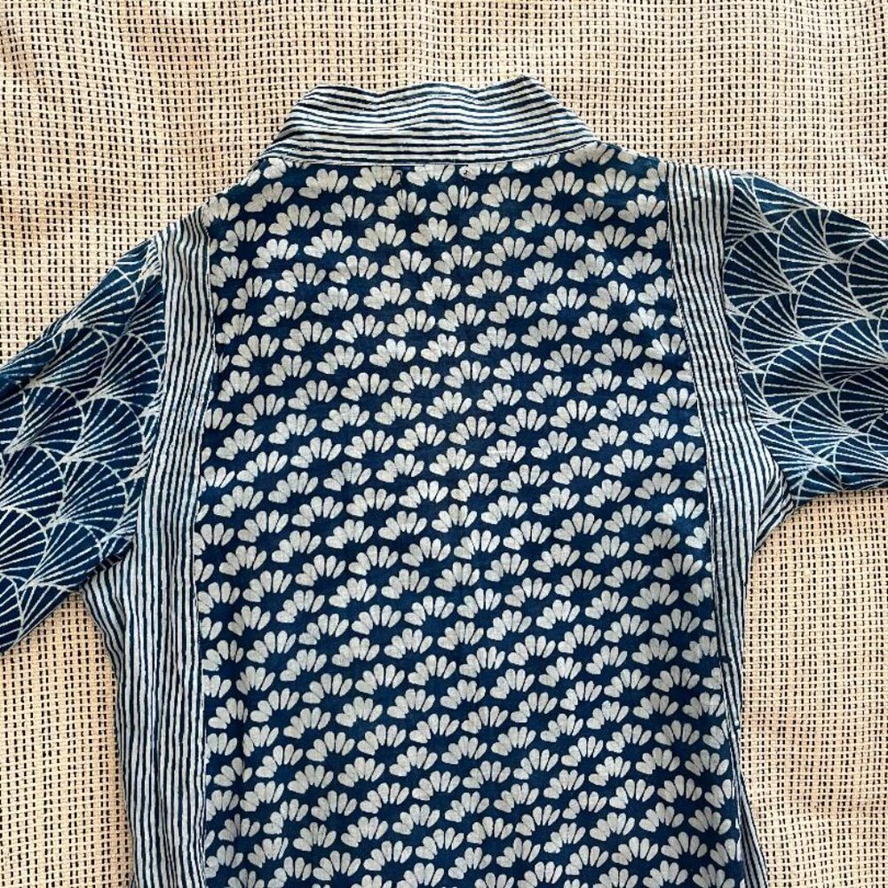 Bohemian Asian Inspired Print Dress - Picture 5 of 5